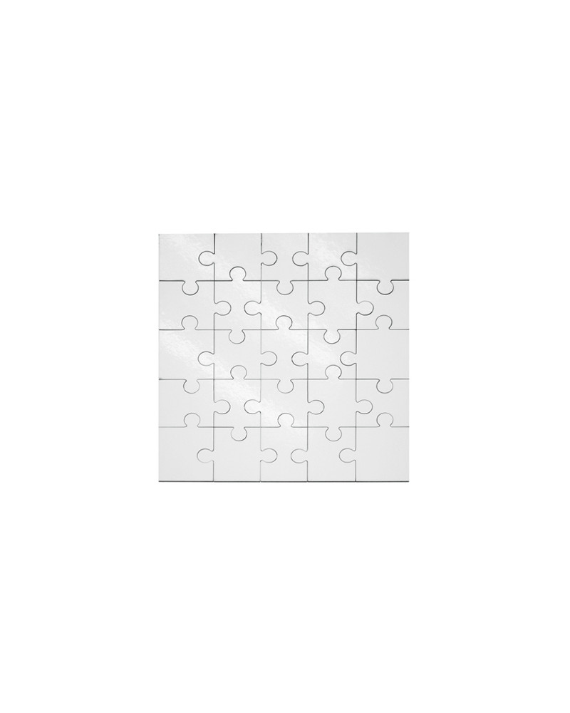 Puzzle MDF čtverec 17x17 cm 25 dílků s vlastním potiskem