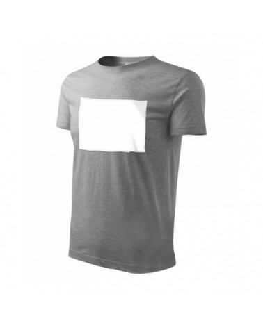 Bavlněné tričko s vlastním potiskem šedé - horizontální