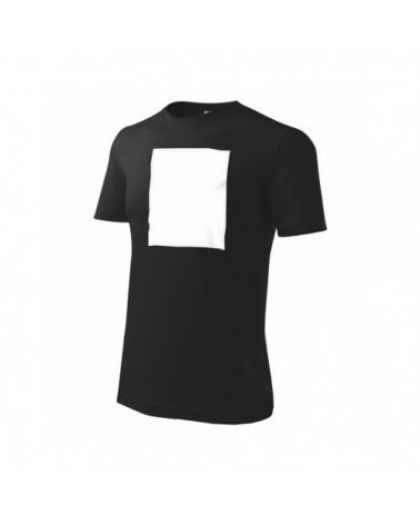 Bavlněné tričko s vlastním potiskem černé - vertikální