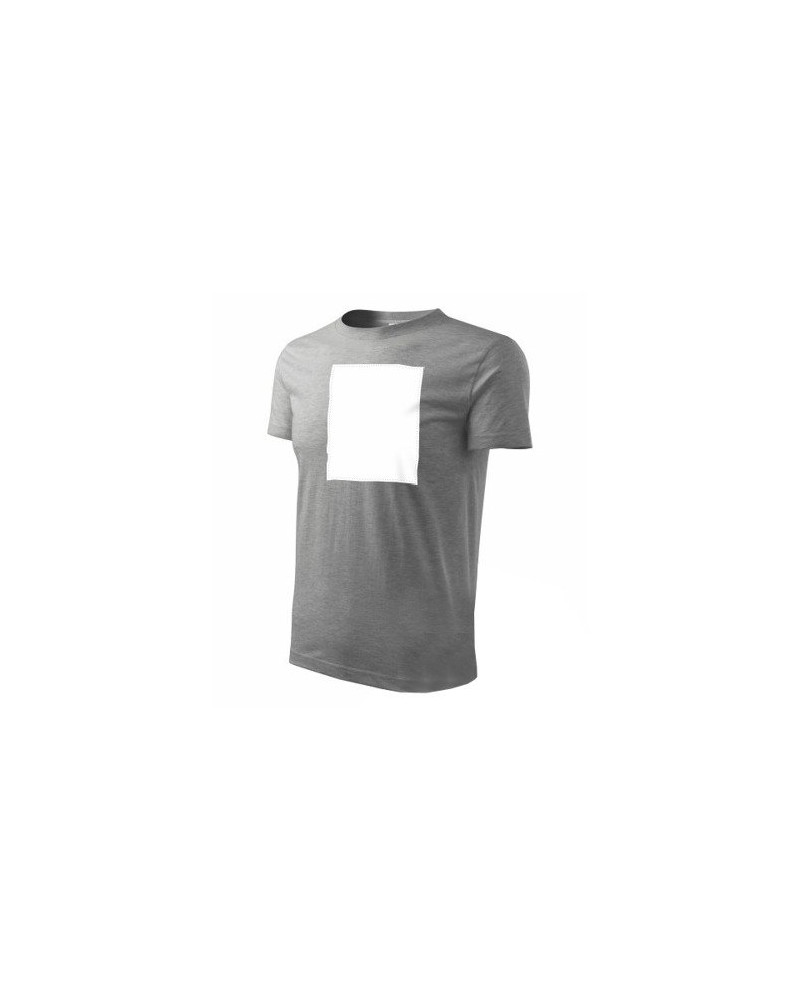 Bavlněné tričko s vlastním potiskem šedé - vertikální